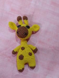 Handmade Crochet Giraffe Toy