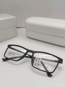 Titan Eye+ Black Rectangle Eyeglasses Repli