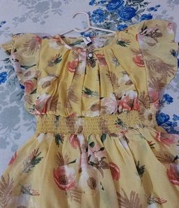 Floral Chiffon Mini Dress