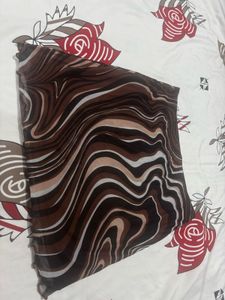 y2k Retro Swirl Print Mini Skirt