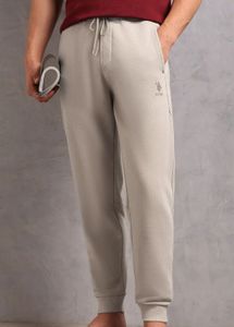 U.S. Polo Assn. Men's Lounge Joggers - L - Steel