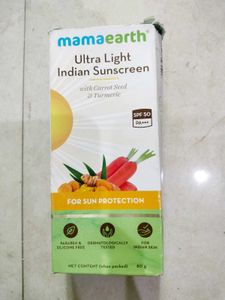 Mamaearth Ultra Light Indian Sunscreen SPF 50 (3 p