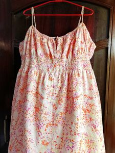 Floral Cotton Midi Dress by H&M