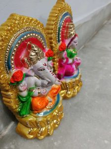 Goddess Lakshmi and Lord Ganesha Idols