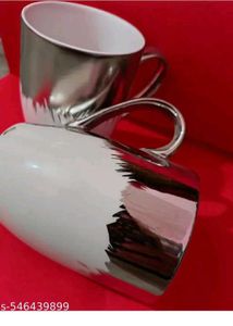 Gold &amp; White Accent Cup quantity 1