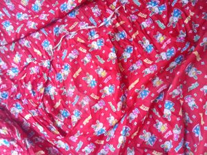 Cute Red Cartoon Print tent house cover