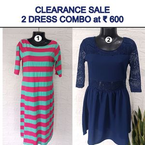 2 COMBO DRESS 600❌CLEARANCE SALE❌