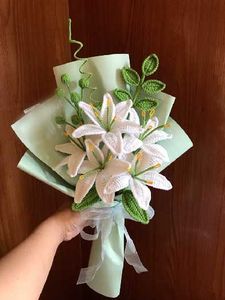 Handmade Crochet Lily Bouquet