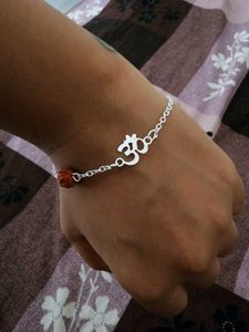 Om Symbol Rudraksha Bracelet