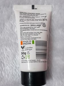 Brillare Professional Hair Fall Control Mask, Hai