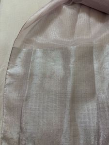 Lavender Saree with Silver Border 🫧☂️