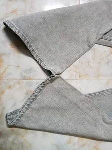 straight Leg Grey Jeans
