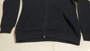 Girls Branded Black Colour Woolen Hoodi T-shirt