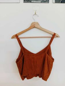 Ribbed Knit Camisole Top