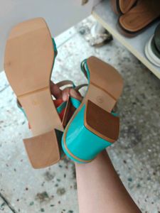 Vishudh Blue Strappy Flats