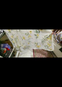 White Floral Print dress