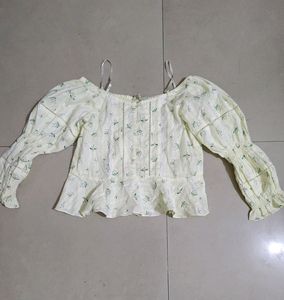 Cotton Love Bardot Top By AND