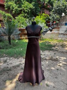 Elegant Brown cocktail Gown