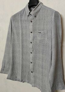 🔥Price drop Crocodile vintage Men's Grey Button-D