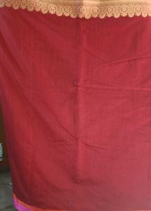 Elegant Maroon Saree