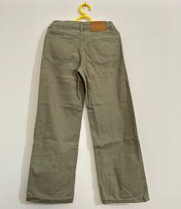 Hnm women Olive Green Wide Leg Pants