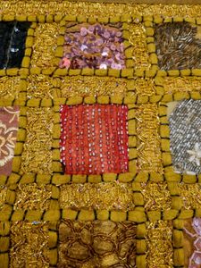 SALE DIWALI CUSHION COVER 16" X16" SEQUINS @125