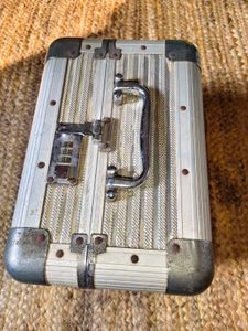 Vintage Combination Lock Travel Case