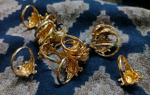 20 collectable turtle small rings