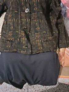 Imported Winter Wear Wrap Skirt &amp; Jacket Set