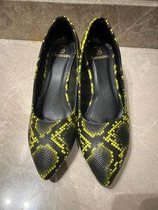 Animal Print Kitten Heels