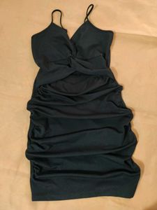 Chic Ruched Bodycon Mini Dress