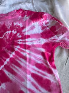 Pink Tie-Dye Heart T-Shirt