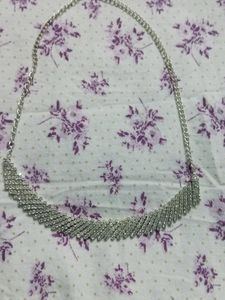 Sparkling Rhinestone Necklace and Earring Set