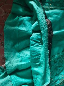 Elegant Teal Ethnic Gown