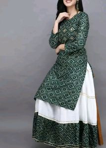 Kurti Set With Sharara(Xxl)