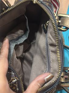 Stylish Monogram Satchel with Coin Pouch