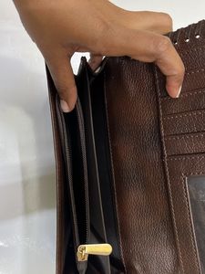 Clownfish Leather Clutch