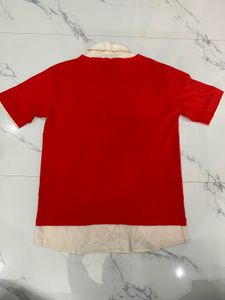 Men's Red "Rock Soul" Graphic T-Shirt