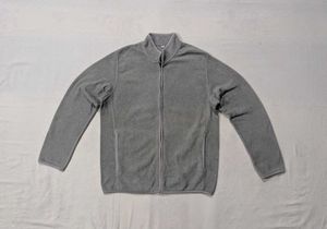 Uniqlo Men's Grey Fleece Jacket