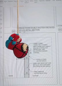 Spiderman Crochet charm