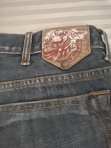Men's Grey Denim Jeans