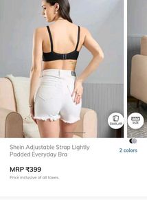 Black shein Bra with tag