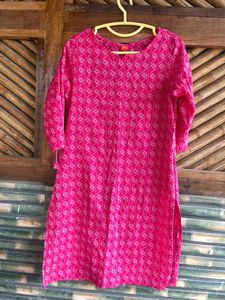 Vibrant Pink Ethnic Kurta