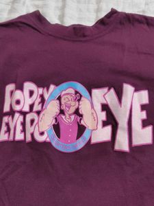 Popeye Eyepatch Turtleneck T-Shirt