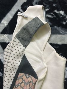 Unique Patchwork V-Neck Top