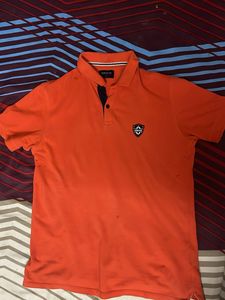 Men's Orange Polo T-Shirt