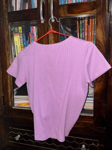 Ruched V-Neck Crop Top
