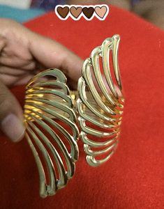 Unique Gold Cuff Bracelet #FreeUpSale #99Sale