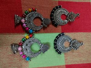 Boho Tribal Earrings and beautiful long necklace