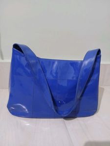 Authentic Tomboy  Blue HandBag Patent leather 100%